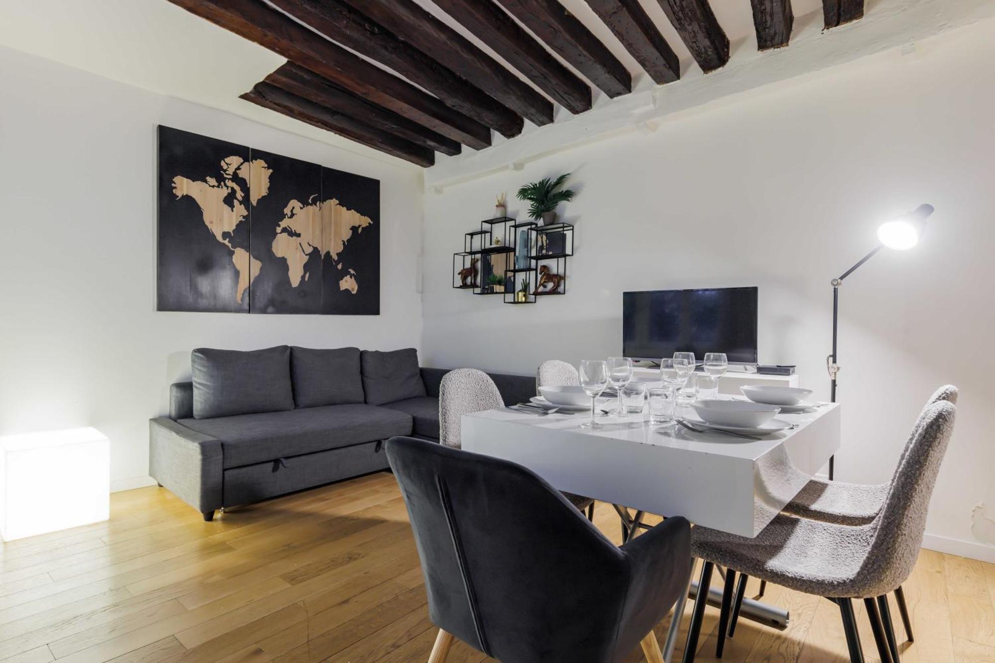 Amazing 1br For 4p - Chatelet Appartement